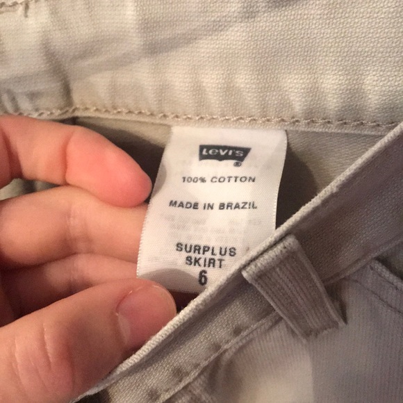 Levi Khaki Skirt - Picture 3 of 4